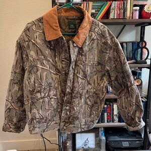 Wild Fable Camouflage Jacket with Brown Collar